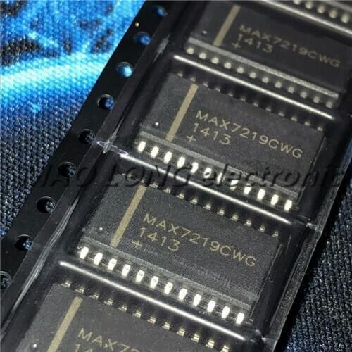 10PCS/LOT New MAX7219 MAX7219CWG MAX7219EWG SOP24 LED display driver In Stock