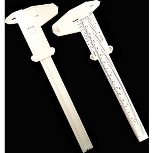 10 Pcs Plastic 150MM Waterproof Vernier Caliper Students Experimental Measuring Tool Permanent Makeup inch