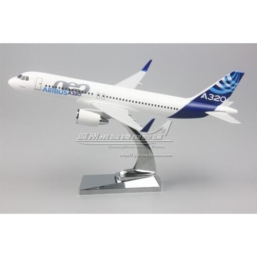 19cm AirBus Airbus A320 NEO Prototype Plastic Simulation Aircraft Model collective Gift for Adult Kids