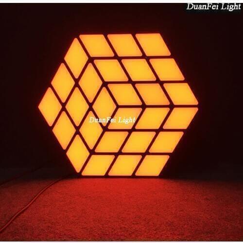 20lot 3d led light stage magic wonderful lyre led rgb color changed decor