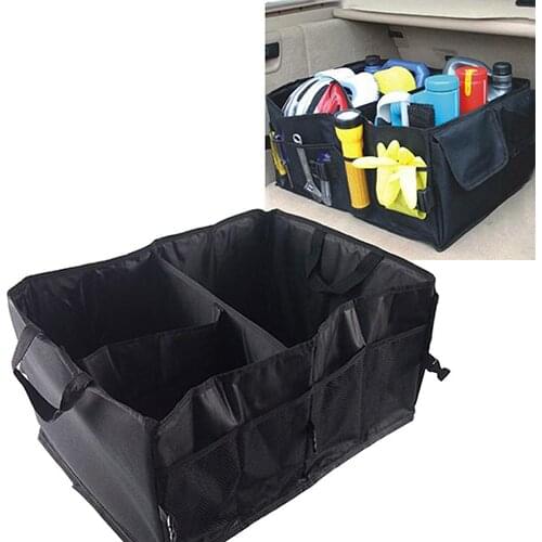 60% Hot Sale Large Capacity Multifunction Foldable Car Trunk Cargo Storage Box Organizer Automobiles Stowing Tidying