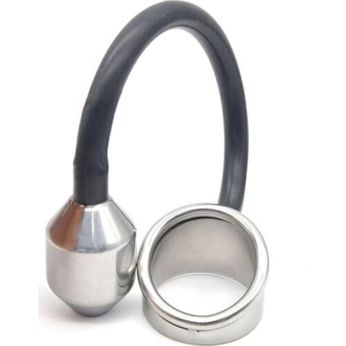 Anus Dilator Stainless Steel Anal Balls Cock Ring Metal Butt Plug Adult Sex Toys For Men Erotic Masturbators Ass Plug