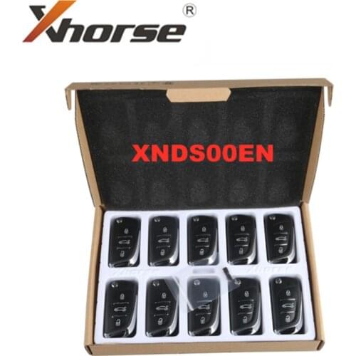 XHORSE XNDS00EN XN002 DS Type Wireless Remote Key 3 Buttons for VVDI Key Tool 10pcs/lot