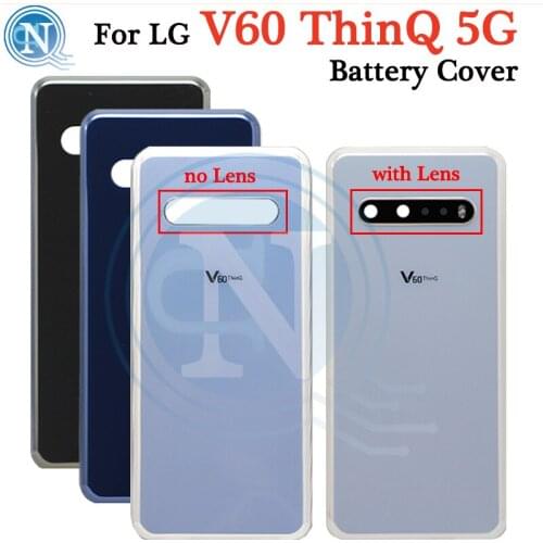 For LG V60 Thinq 5G Battery Cover Case Rear panel Replacement For LG V60 thinQ LM-V600 Back battery cover