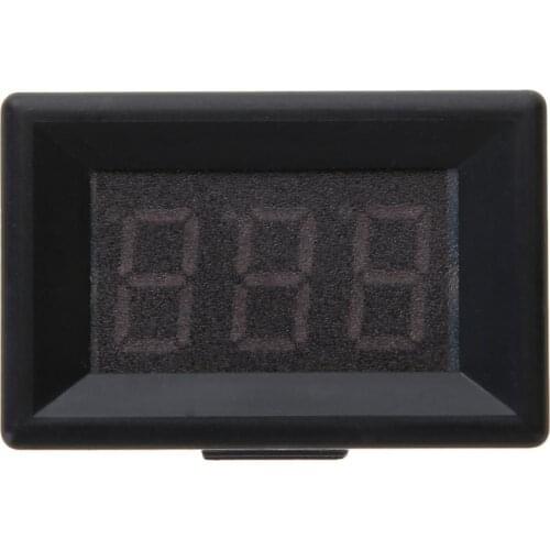 Digital Voltmeter DC 2.4V to 30V 2-Wire Digital Voltmeter Voltage Panel Meter For Electromobile Motorcycle Car LED Display Gauge
