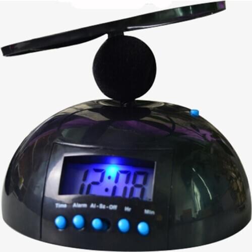 Home Decor Creative Clock Digital Crazy Annoying Flying Helicopter Alarm Clock