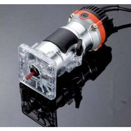 Electric hand wood trimmer wood router 6.35mm collet engraving machine plastic /aluminum body variety suit