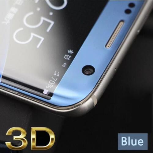 YKSPACE Original 5Colors 9H 3D Curved Plated Tempered Glass For Samsung Galaxy S7 Edge S8 Plus Full Cover Screen Protector Film