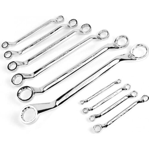Spanner 10pcs Double Ring End Spanner Wrench Set Hand Wrench Auto Repair Maintenance Tools klucze nasadowe