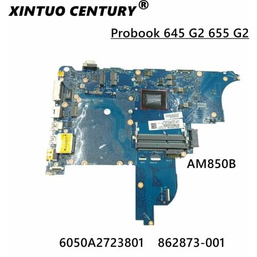 For HP 655 G2 M850B Laptop Motherboard 862873-601 6050A2723701-MB-A02 notebook pc mainboard 100% TESTED ok