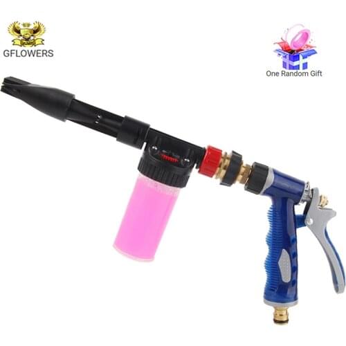 Multifunctional High Pressure Water Gun Foam Pot Nozzle Garden Hose Water Gun Car Wash Cleaning Water Gun For Watering Garden