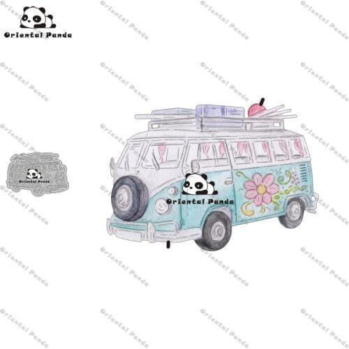 New Dies 2020 Camper Van Metal Cutting Dies diy Dies photo album cutting dies Scrapbooking Stencil Die Cuts stamps and dies