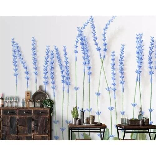 Beibehang Custom wallpaper fresh creative flowers wallpaper art TV background wall home decoration 3d living room 3d wallpaper