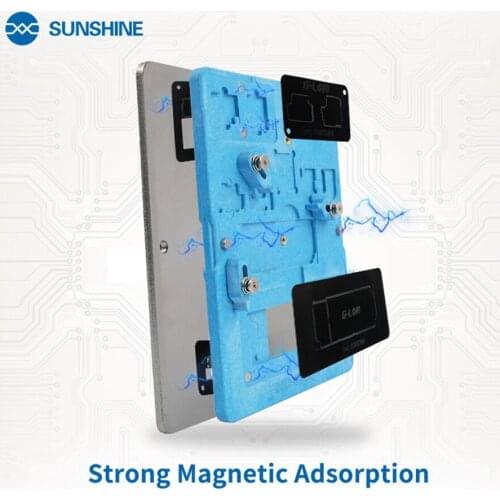 SS-601N main board tin planting platform for iphone11 Pro Max tin planting fixture magnetic double-sided maintenance tool