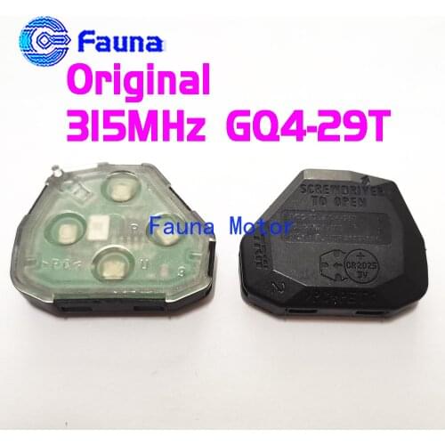 Original 315MHz Remote Control Inner For Toyota Corolla FCCID: GQ4-29T Without Chip