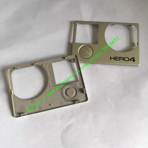 Front Board for Gopro Hero 4 Front Panel Hero4 Cover Faceplate with Mode Button Repair Parts Replacement Accessories