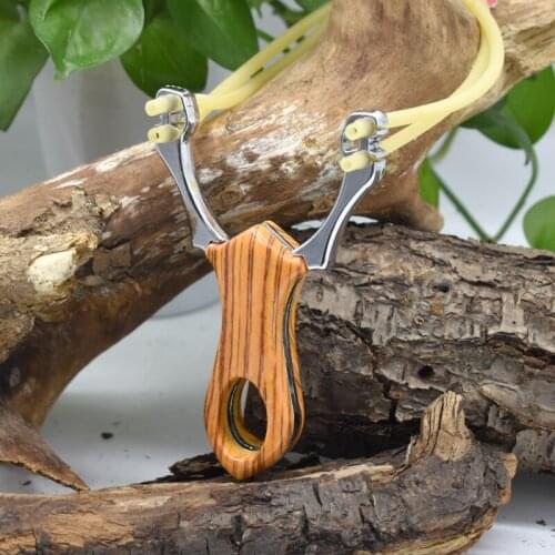 New Powerful Metal Slingshot Mini Pocket Slingshot Catapult Metal Childrens Slingshots Toy Competition Competitive Equipment