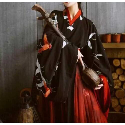 Chiffon3 Pcs Set Hanfu Womens Dress Inner Tops Skirt Han Chinese Ancient Costume Dress Personality Soft Elegant 2021 Hot New