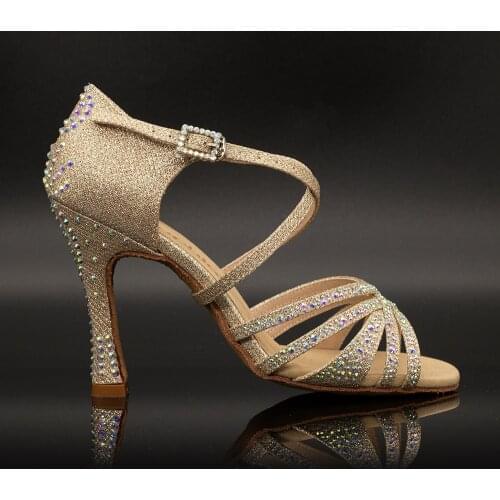 Suphini【Heronsbill】Sun Flower Glitter 10cm Dance Sandal