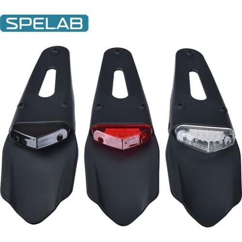 SPELAB 12V 10W Motorcycle LED Tail Light Rear Fender Brake Stop Taillight MX Trail Supermoto For KTM CR EXC WRF 250 400 426 450