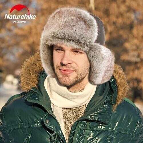 Naturehike Winter Thicken Warm Hat Outdoor Camping Hiking Windproof Caps 3 Layer Thermal Snow Ski Hats