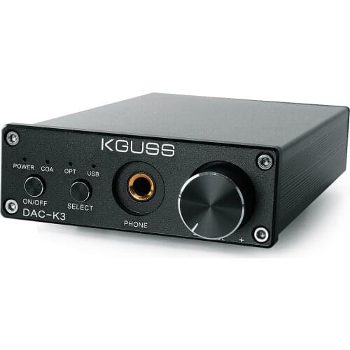 USB DAC decoder USB Digital audio decoder toslink coax MINI HIFI Digital audio decoder Headphone Amplifier DAC-K3 TPA6120 2.0