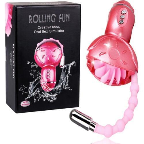 Rotation Tongue Sex Toys Rolling Fun Female Clitoris Vibrator Sqweel Oral Clit Simulator Vibrating,Adult Automatic Sex Machine