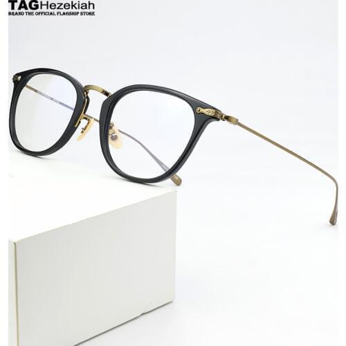 2020 Brand Titanium Glasses Frame Women Multicolor Ultralight Eyeglasses Prescription Men Myopia Optical Frames Vintage Eyewear