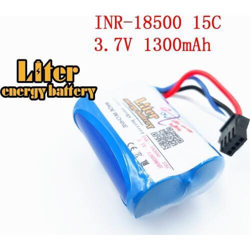 3.7V 1300mAh 18500 15c Lipo battery For UDI 001 UDI001 for HQ HuanQi 960 2.4G remote control boat speedboat 3.7v RC LIPO battery
