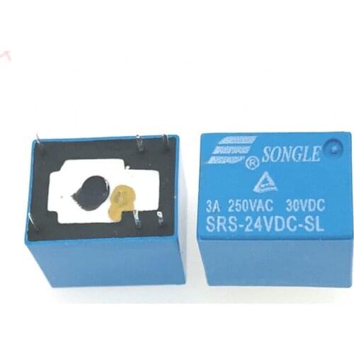 50PCS/lot Signal relay 4100 SRS-24VDC-SL 24V 3A 6PIN new and original Relays