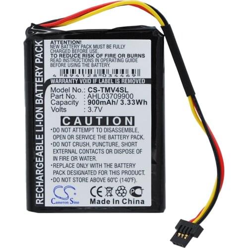 2021 Battery For TomTom AHL03709900 4EE0.001.22,One V4,One V4 Assist,One V4 Classic,One V4 Traffic 900mAh