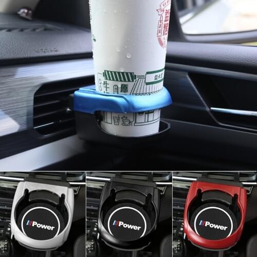 Car Styling For BMW M 3 5 Power X1 X3 X5 X6 E46 E39 Car Drink Holder Water Cup Bottle Mount Stand Coffee Drinks Organizer Basket