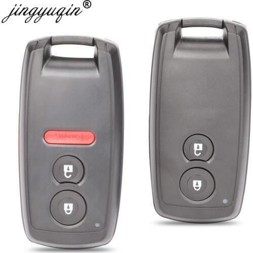 Jingyuqin 2/3 Buttons Car Remote Key Shell For Suzuki SX4 XL7 Grand Vitara 2006-2012 For Swift 2011- Uncut Blade Fob Case
