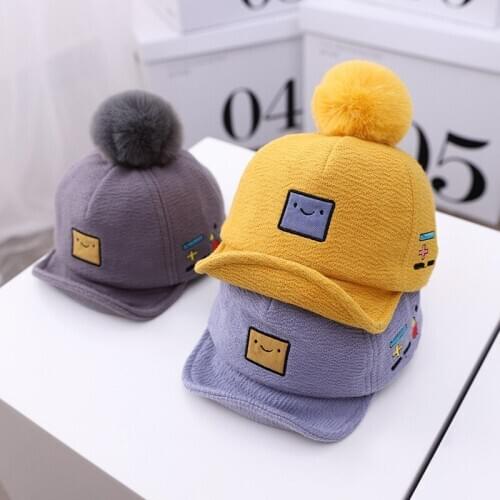 Childrens Soft-brimmed Baseball Cap Autumn And Winter New Childrens Hat Sun Hat Beret Summer Beach Hat
