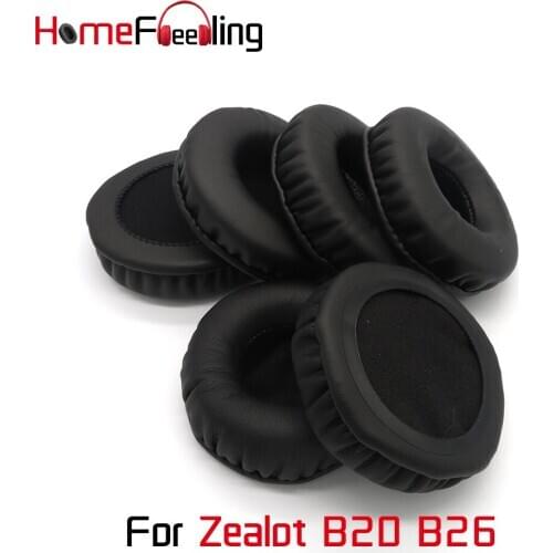 Homefeeling Ear Pads For Zealot B20 B26 Earpads Round Universal Leahter Repalcement Parts Ear Cushions