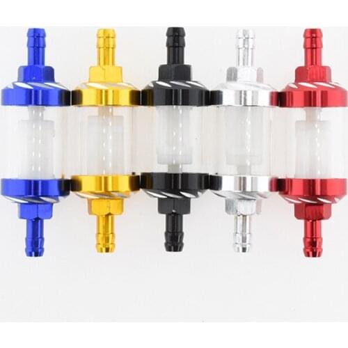 8mm CNC Gas Fuel Oil Filters Fuel filter Modified Motorcycle Accessories Bike Automobile Motor Automobile Motocross