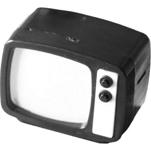 Dollhouse Miniature Simulation Flat Screen TV Television Model Furniture Toys