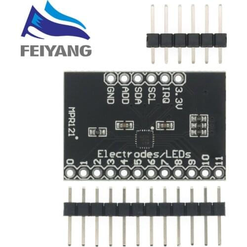 MPR121 Breakout V12 Capacitive Touch Sensor Controller Module I2C keyboard Development Board For Arduino