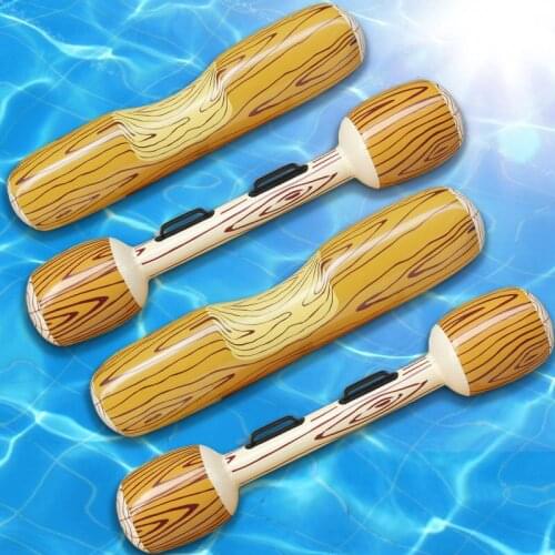 Summer Outdoor Beach Pool Inflatable Swimming Rings Women Men Double Beat Swim Log Stick Set Ring Pool Water Sports