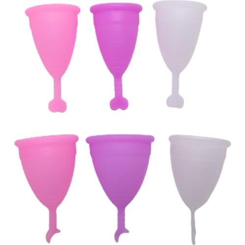 New Reusable Medical Grade Silicone S/L Size Feminine Hygiene Product Menstrual Cup For Women Lady Menstruation