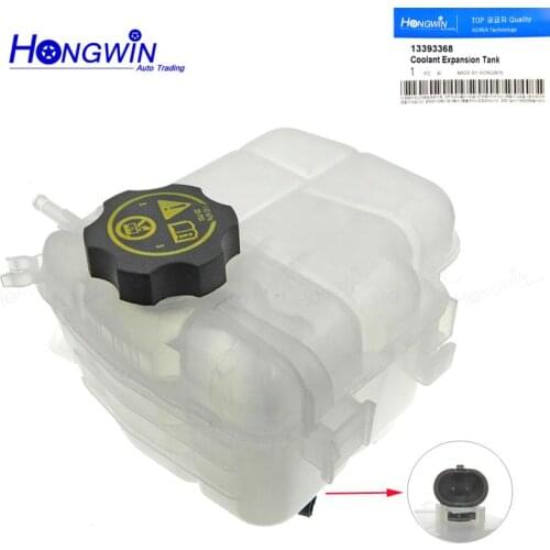 New Coolant Reservoir Expansion Tank&Cap With Water Temperature Sensor For Chevrolet Cruze Buick 13393368 13256823 13502353