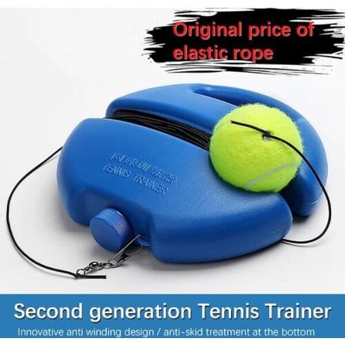 Singles Tennis Balls Base Trainer Tool Tennis Exercise Self-study Rebounds Singles Training Practice Base Tennis Line String