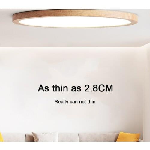 Nordic Style Solid Wood Bedroom Ceiling Lamp Log Round Led For Home Bedroom Kitchen Light Modern Book Room Lndustrial Luminaires