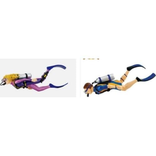 Pvc figure model toy diver 2pcs/set