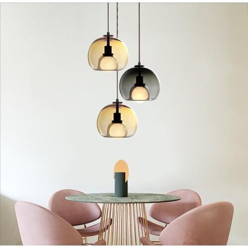 Modern hanging lamp deco chambre rope Home Decoration E27 Light Fixture living room luminaria pendente deco maison