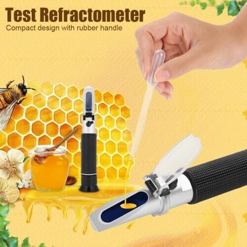 Beer Alcoholometer 58~92% Wort Specific Gravity Refractometer Beer Fruit Juice Concentration Testers
