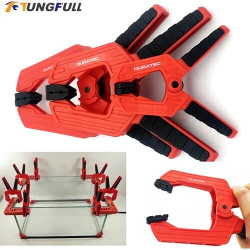 2/3/4/7/9 Inch Heavy Duty Woodworking Carpenter Spring Clamps Tool Plastic Spring Clamp Strong A Type Wood ClampsTool 4PCS