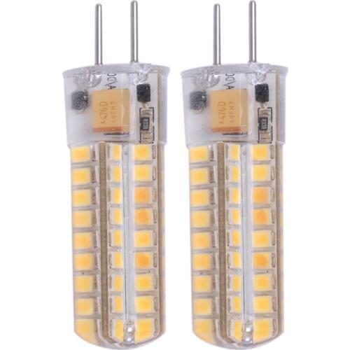 2x 6.5W G4 LED Bulbs 72 2835 SMD LED 50W Halogen Bulbs Equivalent 320lm Dimmable Warm White 3000K 360 Degree Beam Angle