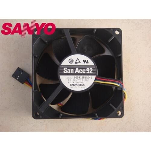 1pcs 9G0912P2G041 12V 0.88A 9032 90mm 90*90*32mm server cooling fan