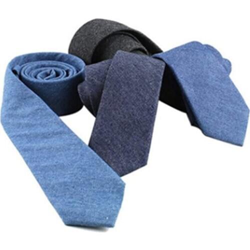 2020 Handsome Men Ties Cotton Solid Narrow Noeud Papillon Homme Mens Japanese Simple Casual Performance Tie